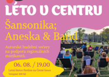 Léto v centru: autorské hudební večery - Šansonika Aneska & Band - Výstaviště Černá louka 